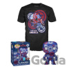 Funko POP & Tee: Marvel Patriotic Age - Captain America - Funko