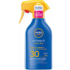 NIVEA SUN Protect & Moisture sprej na opaľovanie s hydratačným účinkom SPF 30 250 ml