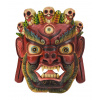 Sanu Babu Drevená maska, Bhairab, ručne maľovaný, 31cm