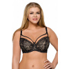 AVA Dámska podprsenka 1396 Crystal black plus 100/F