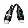 Kábel Wozinsky USB typ C - Apple Lightning 2 m, čierny