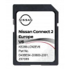 Mapa navigácie Europa Nissan JUKE MICRA NOTE LEAF pamäťová karta SD