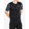 Cyklistické tričko 100% Ridecamp Jersey - black/charcoal