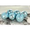 Vianočné gule 22/4657/7/6ks - ľadovo modré