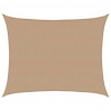 Stínicí plachta 160 g/m² taupe 6 x 7 m HDPE Hnědošedá 311414
