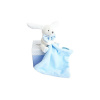 Doudou Dárková sada modrá - králíček s muchláčkem 10 cm