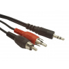 GEMBIRD kabel minijack 3.5mm - 2x RCA M/M 2,5m CCA-458-2.5M Gembird