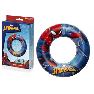 Nafukovací plavecký kruh Spider-Man 56 cm Bestway 98003