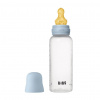 Bibs Antikoliková fľaša s kaučukovým cumlíkom 270 ml Baby blue