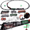 Elektrická vlaková dráha 185 x 99 cm s dymom odparuje zvukový efekt RC0622