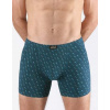 Pánské boxerky s delší nohavičkou GINO 74171P petrolejová dunaj L/XL