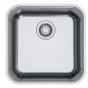 Franke SMART SRX 210/610-40 nerezový drez 44,1x44,1 cm so sifónom Brúsená Nerez FRA 127.0698.242