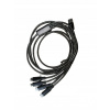 3A 4 v 1 Micro USB typ C bleskový kábel na telefón
