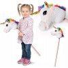 Dúhový jednorožec na palici Hobbyhorsing 78 cm