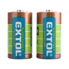 Extol Energy 42014 Batéria alkalická 2ks, 1,5V, typ C, LR14