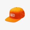 Šiltovka 100% ICON Snapback Cap AJ Fit Orange