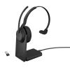 Jabra Evolve2 55/Mono/ANC/USB/BT-USB/Bezdrať/MS/Stand/Čierna 25599-899-989