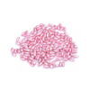 Plastové voskové koráliky / perly Glance ryža 3x6 mm - 10 g 7 pudrová