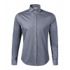 MALFINI PREMIUM JOURNEY 264 / Pánska bavlnená košeľa, easy care - storm gray melange L