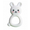 Martons hryzadlo z potravinárskeho silikónu BUNNY - White
