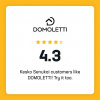 Květináč Domoletti Emi, keramický, O 18 cm, hnědý