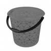 Bucket Keeper Polygon 10 l transparentní černý