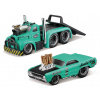 Maisto - Muscle Transports - 1953 MACK B-61 Flatbed 1968 Dodge Dart HEMI Gasser, 1:64