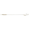 2ks - Hotový Náväzec Mikado Carp Leader Anti-Blow Out RIG 23cm 25lb/veľ. 2