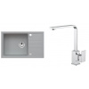 Set Alveus (dřez Intermezzo 130 Beton 81 + baterie Reno Chrom) SETA351