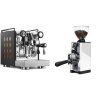 Rocket Espresso Appartamento, black/copper + Eureka Mignon Libra 65 All Purpose, CR white