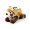 Rappa Plyšová červená ležiaca panda 20 cm ECO-FRIENDLY