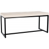 Barci B Velvet Bench, krémová