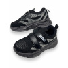 Chlapčenské tenisky čiernej farby /08 čierná 32
