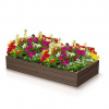 Prosperplast Vyvýšený záhon WOODY 149x75,6x25cm, hnedá IBWR-7587U