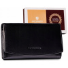 Peňaženka - Peterson Peterson Wallet Natural Leather Black PTN RD-31-GCl Black-Womens's Product (Dámske portfólio dámskeho kože Peterson pre darček RFID)