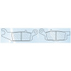 CL BRAKES brzdové doštičky 1192 ATV1