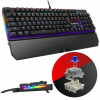 Rampage Mechanická herná klávesnica KB-R86 UMBRA BlueSwitch drôtová