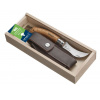 OPINEL VRI N°08 Inox rukojeť dub + pouzdro + dřevěný box