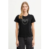 Bavlnené tričko Pinko 100535.A2RN čierna S