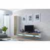 Cama Meble Obývačka VIGO NEW 9, biely mat/latte lesk