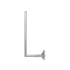 TIPA 14561169 Anténní držák síta 25cm na stožár s vinklem, rozteč třmenu 100mm, trubka 28/2mm, výška 63cm