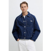 Rifľová bunda Calvin Klein Jeans LV04RE734G modrá 2XL