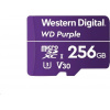 WD MicroSDXC karta 256GB Purple WDD256G1P0C Class 10 (R:100/W:60 MB/s)