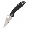 Spyderco Delica 4 Lockback Blue Line SC11FPSBKBL