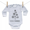 Boodyy Body s dlhým rukávom Veselé Vianoce 98 (2-3 roky)