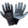 Lahti Pro Latexové rukavice , černé a šedé, l212109p, 12 párů, 9, ce,lahti