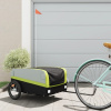 Vozík za bicykel, čierno zelený 45 kg, železo-ForU-94046