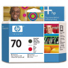 HP No.70 (C9409A), originálná tlačová hlava, čierna/purpurová, 2-pack