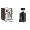 Biepi Sara PID, white/wood + Eureka Mignon Zero, BL black