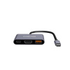 Canyon DS-4, USB-C HUB, 3 porty. 1xUSB-C, 1xUSB 3.2, 1xHDMI, 4K display support, 100W fast charging, 10Gbps CNS-TDS4